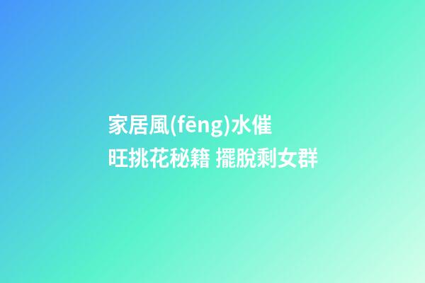家居風(fēng)水催旺挑花秘籍 擺脫剩女群